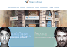 Tablet Screenshot of manpowergroup.com.ar