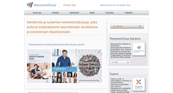 Desktop Screenshot of manpowergroup.fi